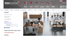 Desktop Screenshot of nobis.si